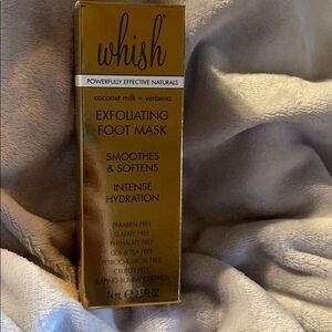 Whish Exfoliating Foot Mask 2.5 fl ounces NIP
